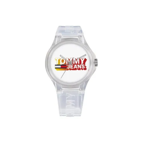 Tommy Hilfiger Watch Кварцевый механизм Силиконовый ремешок 40,8 мм Белый циферблат Унисекс