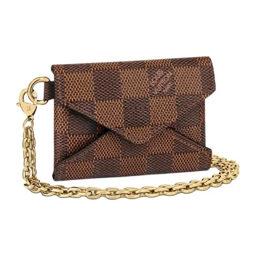 LOUIS VUITTON Холст Картхолдер Женский Коричневый