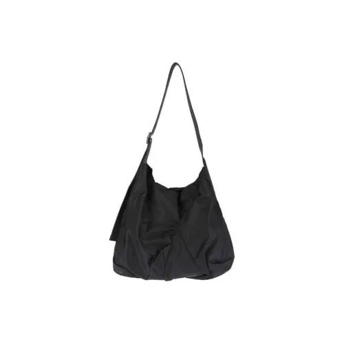 Yohji Yamamoto Ткань Тоут Сумка Сумка для покупок Сумка Сумка через плечо Женская Черная