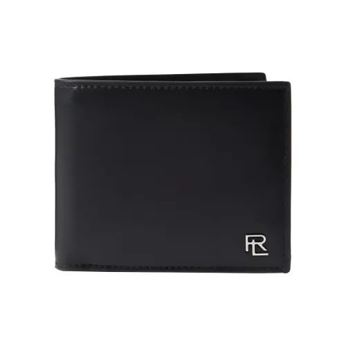 Ralph Lauren Sheepskin Wallet Unisex Black Ральф Лорен Шерпа Кошелек Унисекс Черный