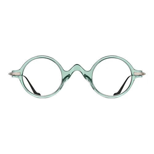 Matsuda Титан Ацетат Круглые Оправы для очков Унисекс Зеленый