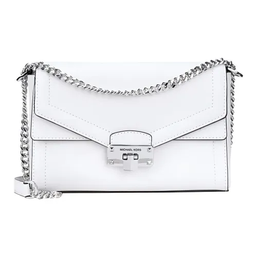 MICHAEL KORS MICHAEL KORS Luggage Collection Кожа Плечевая сумка Стандартная Женская Белая