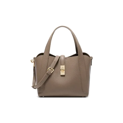 BELLE Искусственная кожа Basket Сумка через плечо Сумка Женская Серый Белый