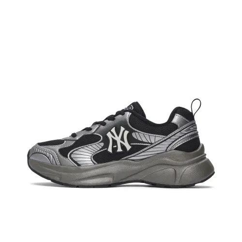 MLB Chunky Jogger Беговые кроссовки Низкий Топ Черный/Серебристый Унисекс