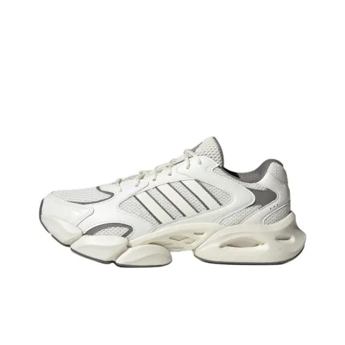 Adidas MEGASTRIDE Беговые кроссовки Низкий топ Белый Серый Унисекс