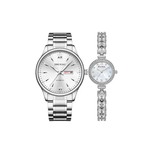 Zero Scale Floral Dream Collection Кварцевый механизм ремешок из нержавеющей стали унисекс белый циферблат