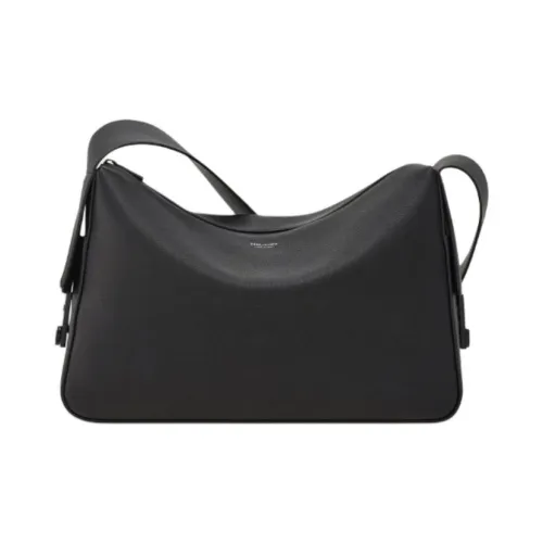 FERRAGAMO Телячья кожа Сумка через плечо Мужская Черная