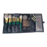 13 шт Yanan Набор Щеток Телесного Цвета + Черный Чехол для Щеток