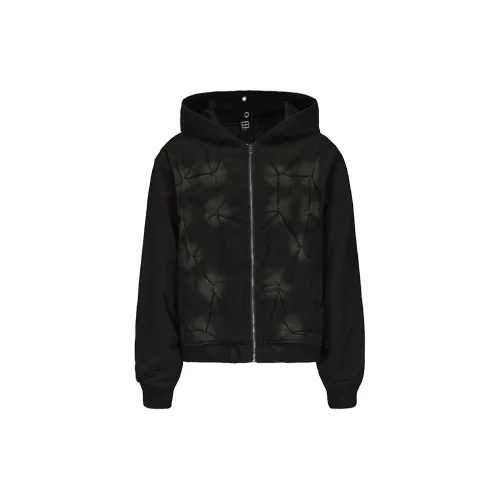 BLACK8MOB Хлопковый пуховик унисекс черный