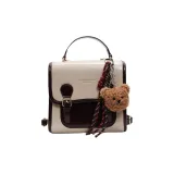 111 Бежевый & Кофейный & Бурый Медведь Голова Подвеска