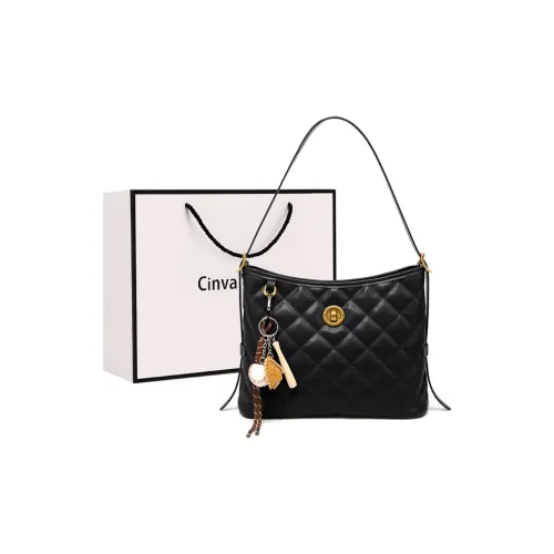 CinvaiKrose Синтетическая кожа Женская Сумка через плечо Маленькая Женская Черная Кофейная