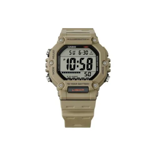 CASIO DIGITAL Series Кварцевые механические часы Унисекс Серый циферблат