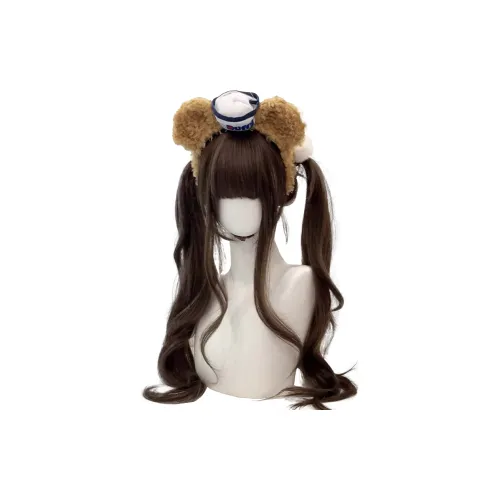 UMIFFA Длинный Волосы Женская Перука Набор Атмосферные Длинные Кудрявые Волосы