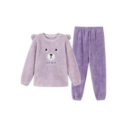 Городская красота Pajama Комплект Женский Фиолетовый