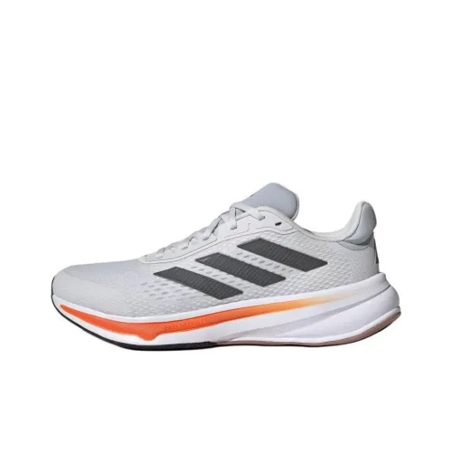 Adidas Response Super Slip-Resistant Abrasion-Resistant Low Top Casual Running Shoes Men's Gray Orange Adidas Response Super Slip-Resistant Abrasion-Resistant Низкий Топ Повседневные Беговые Кроссовки Мужские Серый Оранжевый