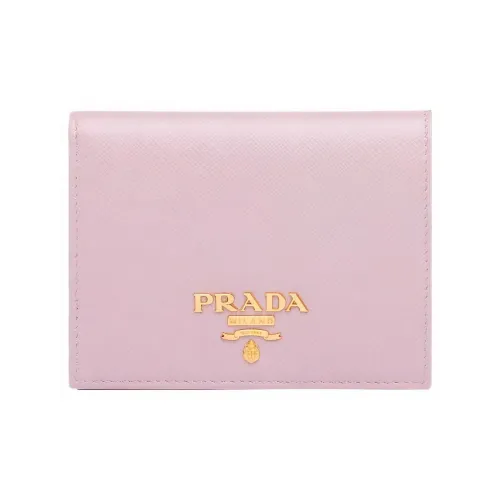 PRADA Saffiano кожа кошелек женский вишневый цвет