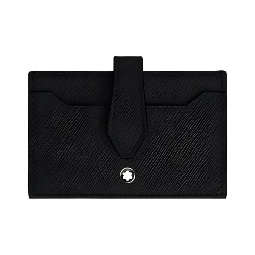 MONTBLANC Коровья кожа Держатель для карт Женские Классический черный