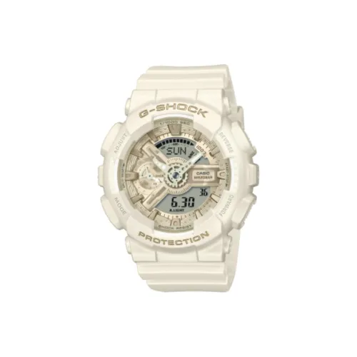 CASIO Кварцевый механизм Часы Унисекс Золотой циферблат