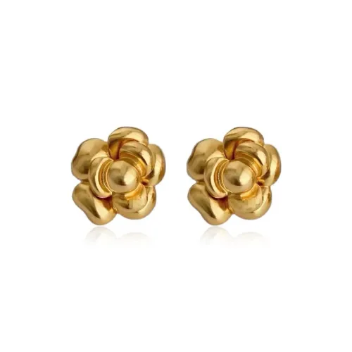 Yab Copper Stud Earrings Women's Yab Медные серьги-гвоздики женские