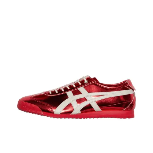 Onitsuka Tiger MEXICO 66 Повседневный Низкий Топ Красный Унисекс