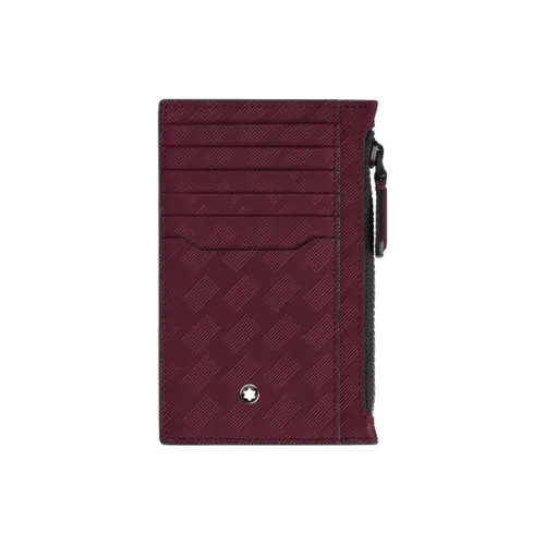 MONTBLANC Коровья кожа Держатель для карт Унисекс Бордовый красный