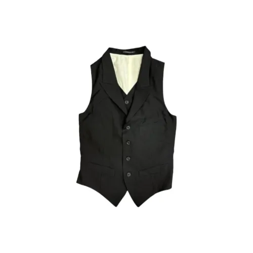 Yohji Yamamoto Pour Homme Мужские жилеты черного цвета