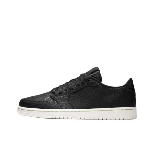 Jordan Air Jordan 1 Винтажные баскетбольные кроссовки Low Топ Черный мужской