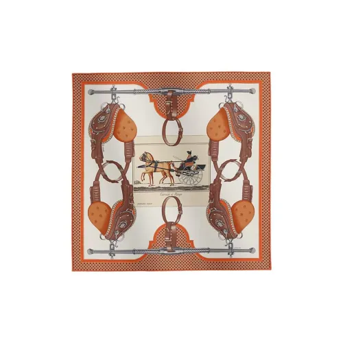 HERMES Carrick a Pompe Шелковые шарфы для женщин