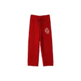 Red, Strawberry, Jacquard, Pajama Pants  
Красный, Клубничный, Жаккард, Пижамные Штаны