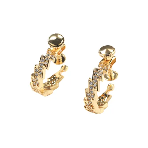 BKBU Титановые стальные серьги с цирконием унисекс