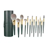 13 шт Yanlang Naked Щетка + Зеленый Держатель для щеток