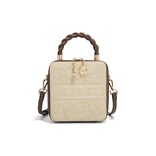 CLEVER KETCH ПУ (полиуретан) Сумка Женская Кофейная Экрю