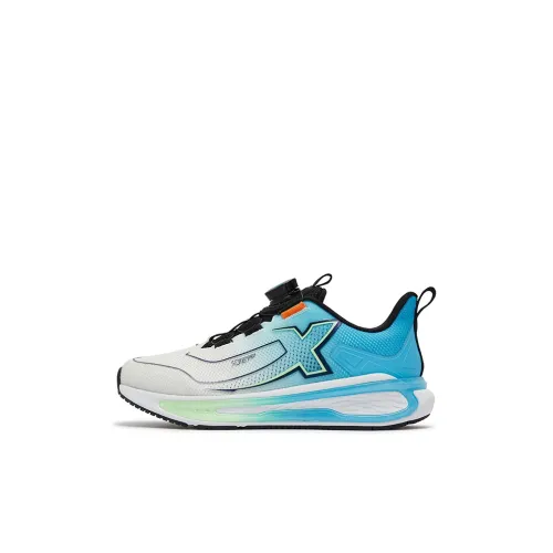 XTEP Детские беговые кроссовки Low Top Xtep Белый Неоново-розовый Зеленый Чистый синий Kids