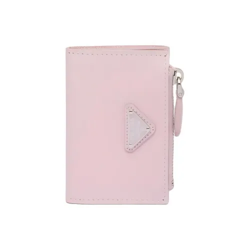 PRADA Saffiano кожаный держатель для карт женский розовый