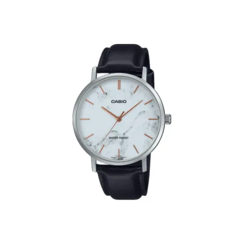 CASIO Кварцевый механизм Часы Унисекс Белый циферблат