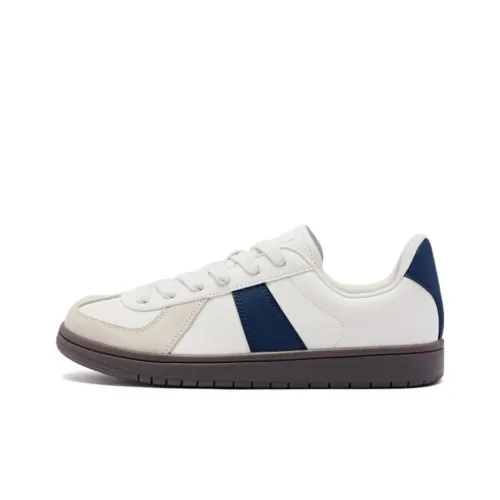 QIAODAN Устойчивые к истиранию Легкие Кроссовки для скейтбординга с низким верхом Женские Синие Белые