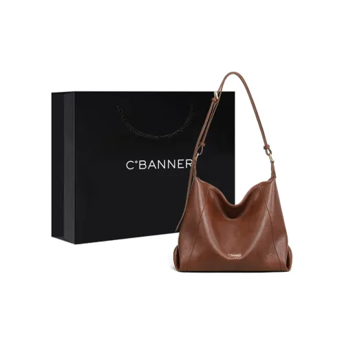 C°BANNER Коровья кожа с синтетической кожей сумка через плечо стандартная женская кофейного цвета
