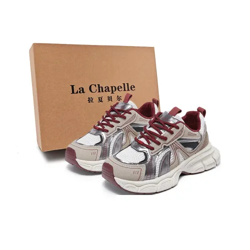 La Chapelle массивные кроссовки Low Top Red Women's