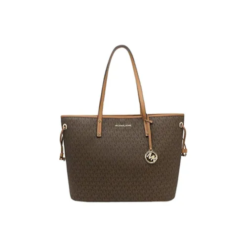 MICHAEL KORS Jet Set Travel PVC Тоут Сумка Сумка для покупок Сумка Женская Коричневая