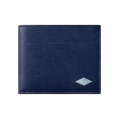Cartier Коровья кожа Кошелек Унисекс Синий