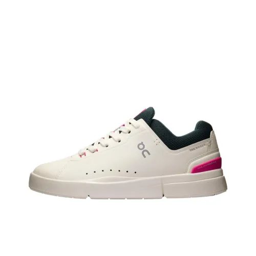 On The Roger Advantage Slip Resistant Abrasion Resistant Низкий Топ Кроссовки для тенниса Женские Белые