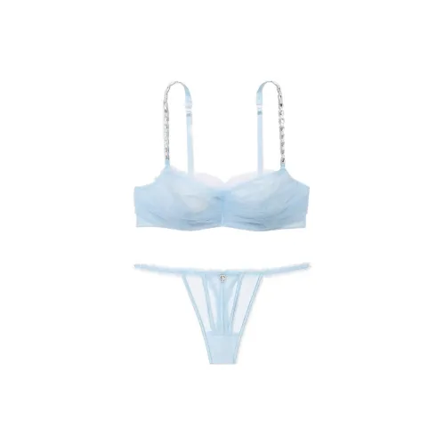 Victoria's Secret Комплект нижнего белья женский светло-синий