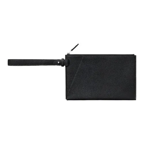 HERMES Клатч Togo из коровьей кожи мужской черный