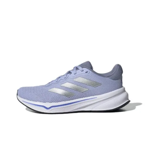 Adidas Беговые кроссовки Низкий топ Фиолетовый Серебряный Женские