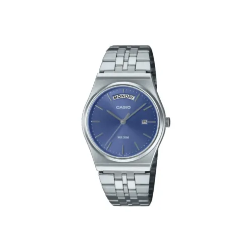 CASIO Кварцевый механизм нержавеющая сталь ремешок унисекс синий циферблат