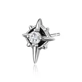 Серьги-звезды из стерлингового серебра [Одиночный]
