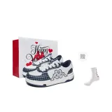 Классический Белый/Синий [Сумка для покупок + Носки]