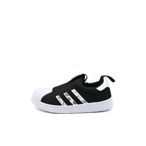 Adidas Originals SUPERSTAR 360 Low Топ Детские Скейтбординги Черный Детский