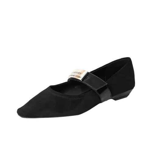 GUDIANFENGDU Грубый каблук Туфли Мэри Джейн Женские