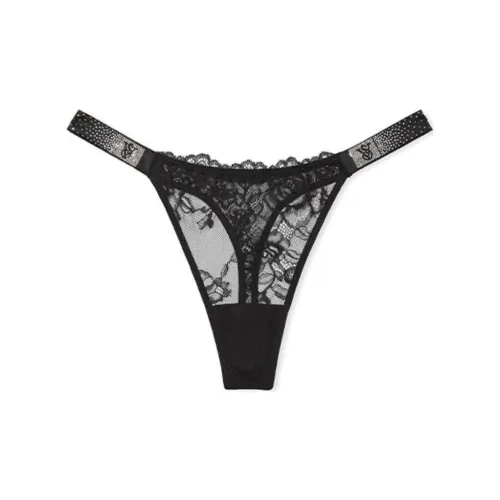 Victoria's Secret Valentine's Day Collection 1 упаковка черный женский стринг